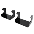 Miniatyrbilde 3 av 8: 2 stk. Langt Skateboard Oppbevaringsstativ Longboard Veggmontert Holder for Soverom Stue Svart