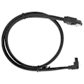 Pikkukuva 7 / 8: Serial ATA Cable 7P Elbow Hard Disk Data Cable Serial ATA3.0 Adapter Colored Mesh Line StyleBlack (kyynärpää)