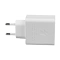 Pikkukuva 4 / 8: 65 W USB C -puhelinlaturi Dual Type C Yksi USB portti EU Plug 100-240V Universal USB C -seinälaturi kannettaville puhelimille
