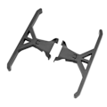 Miniatyrbillede 2 af 8: Sort Drone Landing Gear Ben Foldbar Højdening Tripod Til Dji Avata Tilbehør