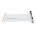 Miniatyrbilde 5 av 8: PCIE 4.0 X16 Riserkabel Høyhastighets Fleksibel Forlengelseskort Utvidelsesport 90 Grader GPU Forlengelseskabel for RTX 4090 Hvit 60cm / 23.6in