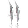 Miniatyrbilde 1 av 8: 2 stk kunstig plastsimulering dypdykking Minnow lokke agn fisketilbehør4#