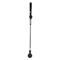 Miniatyrbild 1 av 8: Golfswing Träningsstång Stripe Justerbar Antisladd Gummi Grip Practice Stick för Warm Up Svart