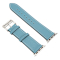Miniatyrbillede 6 af 8: Smartwatch læderrem Universal Smart Watch-udskiftningsrem til IWatch Series SE 8 7 6 5 4 3 2 1 38 mm 40 mm 41 mm Blå