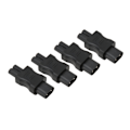 Miniatyrbillede 5 af 8: 4 stk. IEC320 C8 til IEC320 C7 Konverter Strømstikadapter til PDU Chassis Laptop Computer UPS Stikkontakt