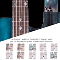 Miniatyrbild 2 av 8: 10st fyrkantigt set Gripbräda Dots DIY för gitarrbas Ukulele Banjo Mandolin