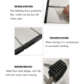 Miniatyrbilde 5 av 8: Rulletopp av aluminiumslegering Campingbord Rullebord Sklisikkert Slitesterk mini piknikbord for camping Fotturer Reise