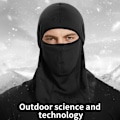 Miniatyrbild 5 av 8: Balaclava Ansiktsskydd Vindtät Vattentät Fleece Varm Mössa Andningsbar Huvudbonad för Män Kvinnor Vinter Utomhus Cykling Skidåkning Löpning