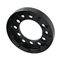 Miniatyrbillede 8 af 8: Ratadapterplade i Sort CNC Aluminium Legering til Logitech G25 G27 G29 G920 13 14 tommer Rat 70mm/2.75in