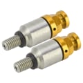 Miniatyrbillede 8 af 8: 2 stk. M5x0.8 Aluminium Legering Gaffel Luftudlufter Trykaflastningsventil Udskiftning til CRF150R CR125R CR250R CRF250R Gul