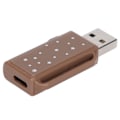Miniatyrbillede 4 af 8: Flash Disk Bærbar Te Brun Plastik Push Pull Thumb Memory Stick til Informationslagring Dataoverførsel Gave Te Brun 64GB