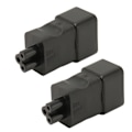 Miniatyrbillede 2 af 8: 2 stk IEC320 C20 til IEC320 C6 strømadapter Professionel C20 til C6 strømstikadapter til bærbar PDU Server UPS-stik 250V