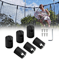 Miniatyrbillede 6 af 7: Trampolinskabsstang Plast Trampolinstang til fladt stålpladetop ringsystem