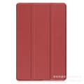 Særtilbud: Samsung Galaxy Tab S10 Lite Cover — Tri-fold Stil Wine Red