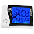 Miniatyrbillede 4 af 8: Indendørs temperaturmonitor LED-baggrundsbelyst display alarmfunktion 24 timers automatisk registrering fugtighedssensor