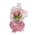 Miniatyrbillede 1 af 8: DIY Håndlavet Tulip Night Light Romantisk Soveværelse Sengen Sovelampe Ambient Lampe Bord Natlampe Pink