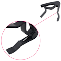 Miniatyrbillede 6 af 8: Hurtigt skiftende legeret trigger clamp key capo til 6-strenget folkeguitar (sort)