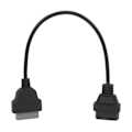Miniatyrbillede 2 af 8: Bærbar OBD2 Kabel 14-polet til 16-polet Bilfejldiagnostisk Adapterkonverter