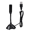 Miniatyrbillede 1 af 8: Minikondensator USB 2.0 Mikrofon Fleksibel Desktop Stand Mic til PC Laptop