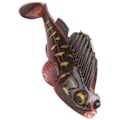 Pikkukuva 8 / 8: Deep Running Soft Bait Jumping Mela Tail 75mm/13g Anti-Hanging Bottom Fake Pehmeä syöttiMusta punainen keltainen täplä