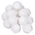 Miniatyrbilde 6 av 8: 30 STK 12-sidig blank terning plast skrive på undervisningsterningterninger Polyedrisk terningsett for underholdning Utdanning 2,2 cm Hvit