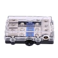 Miniatyrbillede 2 af 8: Universal 60A Bilstereo Audio Strømssikringboks Holder Blok 1 Ind 3 Veje Ud