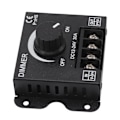 Miniatyrbillede 3 af 8: LED-dæmper, enkelt kanal PWM-lys, trinløs dæmpningscontroller til 5050 3528 enkeltfarvede lyslister DC 12V-24V 30A