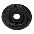Miniatyrbillede 7 af 8: Træskæringsdisk Slibning Formning Hjul Rustfrit Stål til Vinkelslibere 22mm Sort