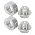 Miniatyrbillede 3 af 8: 1 Par ilt-svejsemuffe til iltsensor M18 X 1,5 mm, hakket montering, med zinkbelagt prop til bil