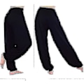 Miniatyrbillede 2 af 7: Yoga Harem Bukser til Kvinder 2XL Sort