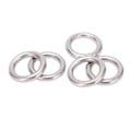 Miniatyrbilde 5 av 8: 5 stk. 304 Rustfritt Stål Runde O-Ringer Flerbruks Sømløs Sveiset Metall O-Ring for Seiling Dykking 5x20mm