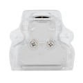 Miniatyrbillede 8 af 8: Nikkelbelagt Strømfordelingsblok til Jordforbindelse 1 Ind 3 Ud Bil Audio Stereo Modifikationsdele