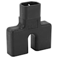 Miniatyrbillede 3 af 8: IEC320 C14 til Dual C19 Strømadapter Kobberleder PVC Shell Y Type Splitter Strømadapter 125V-250V