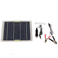 Miniatyrbillede 1 af 8: 12V solcelle batterioplader indbygget MPPT ladecontroller IP67 vandtæt solpanel vedligeholdelsesenhed 10W