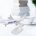 Miniatyrbillede 1 af 8: Legeringsflymodel Legetøj Voksen Børn Trykstøbt Flymodel med Stativ Dekoration til Legetøjsbutik 7,9 Tommer