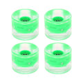 Miniatyrbillede 5 af 8: 78A 60x45 mm højelastisk skateboard flashhjul PU fyld til Longboard Cruiser Board (grøn)