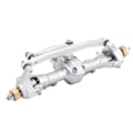 Miniatyrbilde 5 av 8: RC Metall Komplett Foraksel Akselmontering for Axial SCX24 90081 1/24 RC Bil Oppgraderingsdeler Sølv