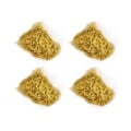 Miniatyrbild 2 av 8: 4-pack längst hår konstgjord päls fluffig syntetfiber hårkrokbindningsmaterial guld