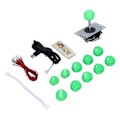 Pikkukuva 7 / 8: QM070901 Arcade-peliohjaimen sarjat, viiveetön Arcade-peli DIY-sarjaosat kooderilevyllä, 10 painiketta, ohjain MAMEGreenille