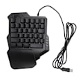 Miniatyrbild 1 av 8: Enhandsspeltangentbord 35 tangenter Bärbar speltangentbord Bakgrundsbelysning Gamingtangentbord Ergonomisk spelkontroll för Windows 7 8 10 PC