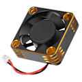 Pikkukuva 5 / 8: SURPASSHOBBY Sähkömoottorin jäähdytystuuletin 30x30mm 28000 RPM 58V Sopii 1/10 1/12 1/8 RC-autoon (musta kultainen)