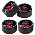 Pikkukuva 4 / 8: 4kpl RC Metal Wheel Hubs cap Traxxasille / Axial / Hsp / Redcat / Tamiya / Hpi RC Crawler