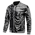 Miniatyrbillede 2 af 7: Herre Sequin Fest Bomber Jakke Lynlås L Sort