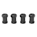 Miniatyrbillede 6 af 8: 4 stk. 12 mm RC Aluminium Hjul Hex Hub 15 mm Offset Forlænger Hex Drev Adapter Kobling til TRAXXAS MINI E REVO 1/16 RC Bil Sort