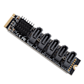 Miniatyrbild 2 av 8: Adapterkort PCIE M.2 till SATA3.0-enhet Gratis hårddisk-omvandlare för OS X för Llinux för Windows
