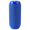 Miniatyrbild 2 av 8: Bärbar Bluetooth högtalare Vattentät dubbelmembran Hållbar Bluetooth subwoofer för utomhusblå