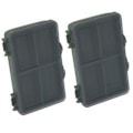 Miniatyrbilde 4 av 8: 2 stk Fiskekrok Agn Gadget Box Mini PP Oppbevaringsboks Veske for fiskeutstyr tilbehør4 rom