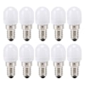 Miniatyrbillede 1 af 8: 10 stk. E14 pære i rustfrit stål 1,5W 220V LED pære til lysekrone loft skab væg bordlamper hvidt lys
