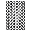 Miniatyrbilde 5 av 8: 60 stk Fiskestang Bygge Silikon Elastisk Vikle Check Dress Ring Trim Ring Adapter11MM