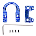 Miniatyrbild 2 av 8: Pilbåge Metall D-Loop U-Forma Ring Metall D-Ring Pilbåge Jakt Riktad Skytte Skyddshjälp Tillbehör Blå
